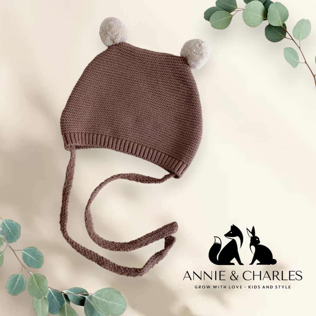 Baby Mütze zum Binden, Annie & Charles® - Kidskram.ch