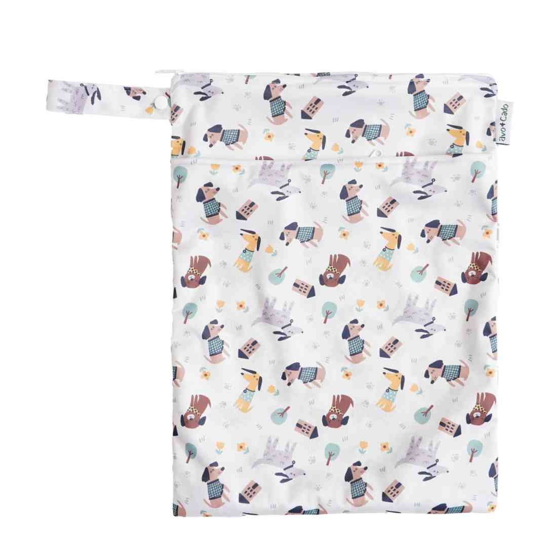 Wetbag "M" mit 2 Fächer, Avo&Cado - Kidskram.ch