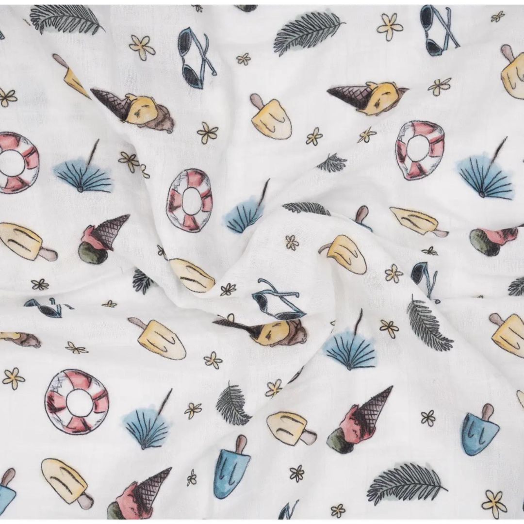 Mulltuch/Pucktuch 120x120, Hutch&Putch