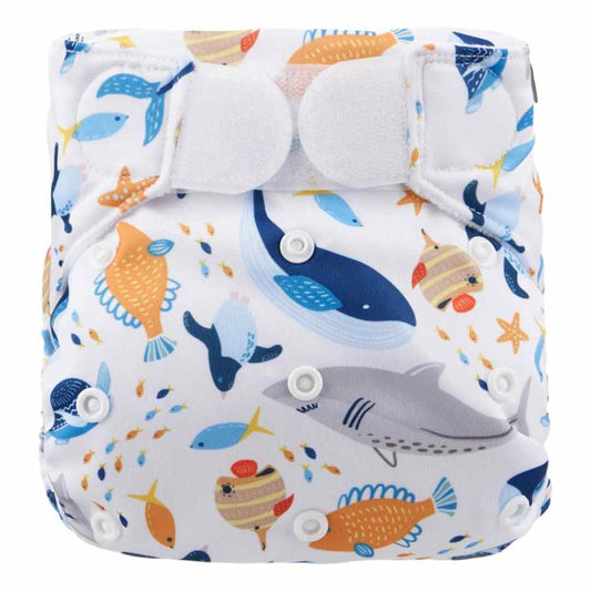Badewindel mit Klettverschluss, Happy Bear Diapers