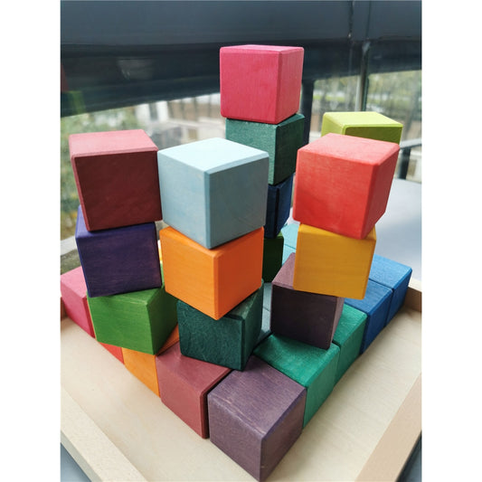 Bauklötze "Regenbogen" von Tinitastic - Kidskram.ch