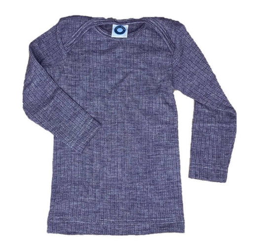 Schlupfhemd/ Pullover Wolle/Seide/Baumwolle von Cosilana - Kidskram.ch