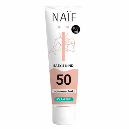 Mineralische Sonnencreme Baby & Kind LSF 50, Naïf