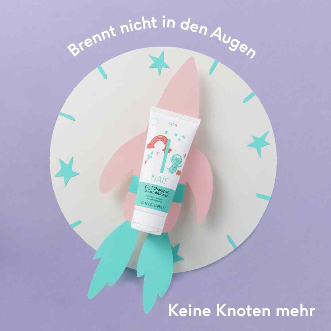 2-in-1 Shampoo & Spülung für Kinder, Naïf