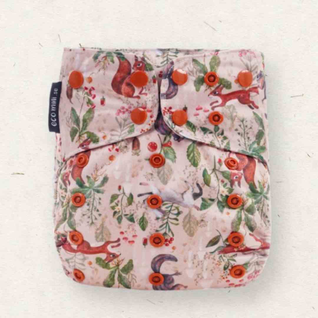 Pocketwindel Bambus "Onesize" inkl. Einlage, Ecomini - Kidskram.ch