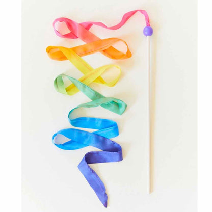 Zauberstab aus Holz & Seide, Sarah`s Silks