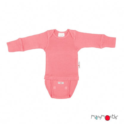 Manymonths 2in1 Body-Shirt Wolle - Kidskram.ch