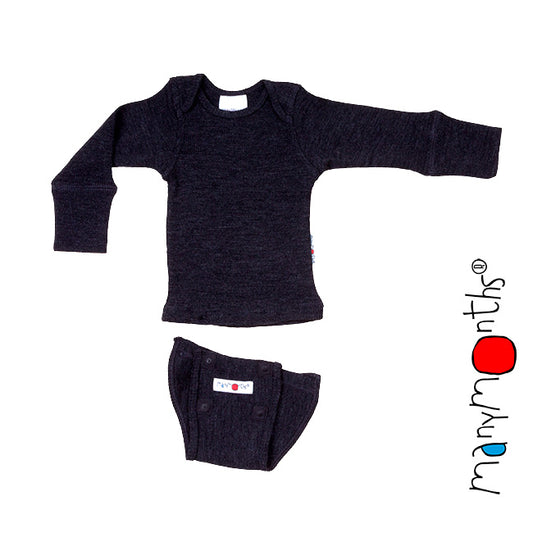 Manymonths 2in1 Body-Shirt Wolle - Kidskram.ch