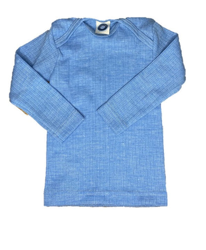 Schlupfhemd/ Pullover Wolle/Seide/Baumwolle von Cosilana - Kidskram.ch