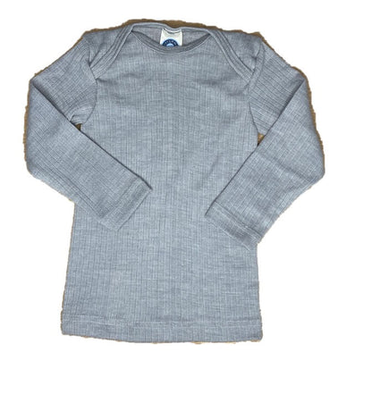 Schlupfhemd/ Pullover Wolle/Seide/Baumwolle von Cosilana - Kidskram.ch