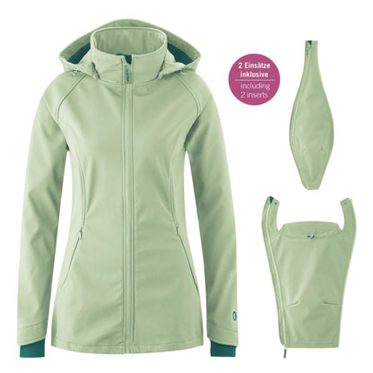 Mamalila Softshell Tragejacke 4in1, Allround - Kidskram.ch